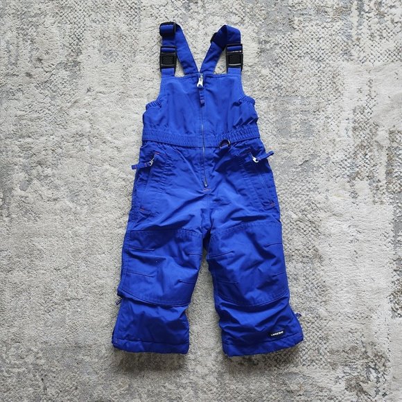 Lands' End Other - Lands’ End Toddler Kids Size 2T Blue Insulated Bib Snow Ski Suit Pants